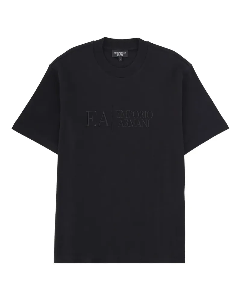 Emporio Armani T-Shirt mit Logo-Detail - Schwarz Schwarz