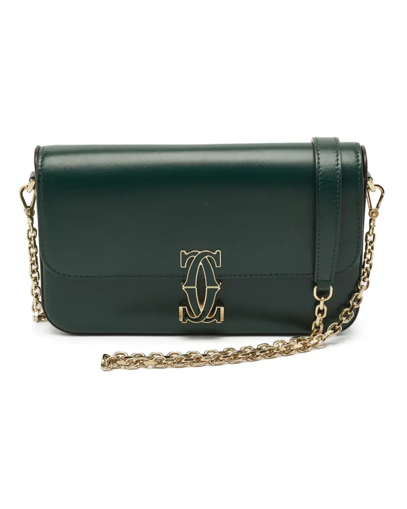Cartier Double V Schultertasche - Grün Grün