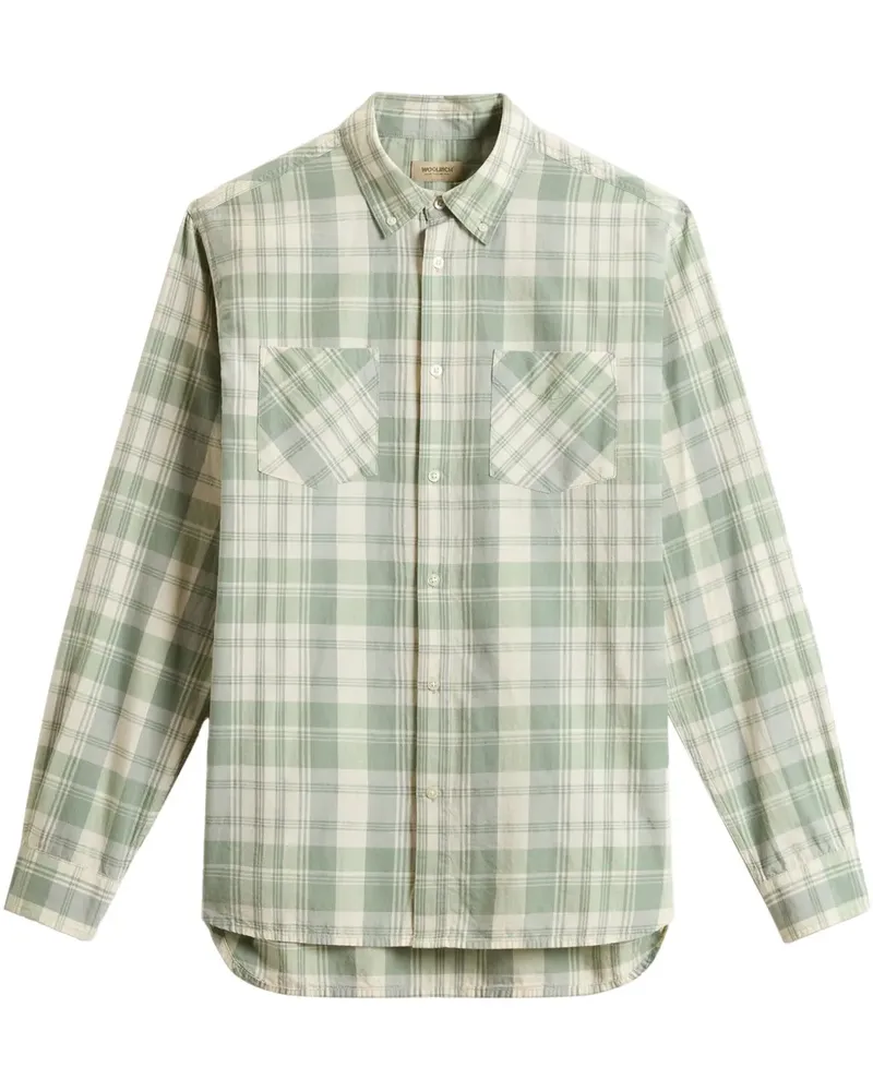 Woolrich Kariertes Hemd mit Madras - Grün Grün