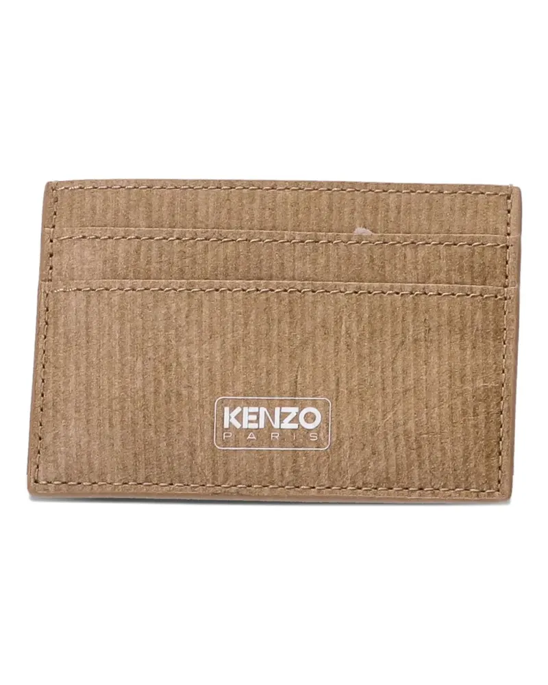 Kenzo Kartenetui mit gerippter Struktur - Nude Nude