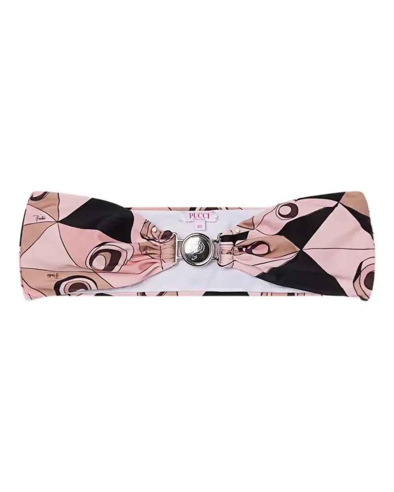 Emilio Pucci Bikini-Oberteil mit Occhi-Print - Rosa Rosa