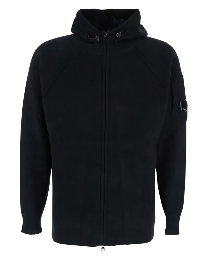 C.P. Company Hoodie aus Lammwolle - Schwarz Schwarz