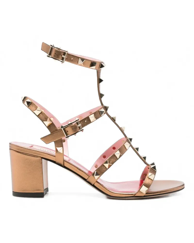 Valentino Garavani Rockstud leather sandals - Braun Braun