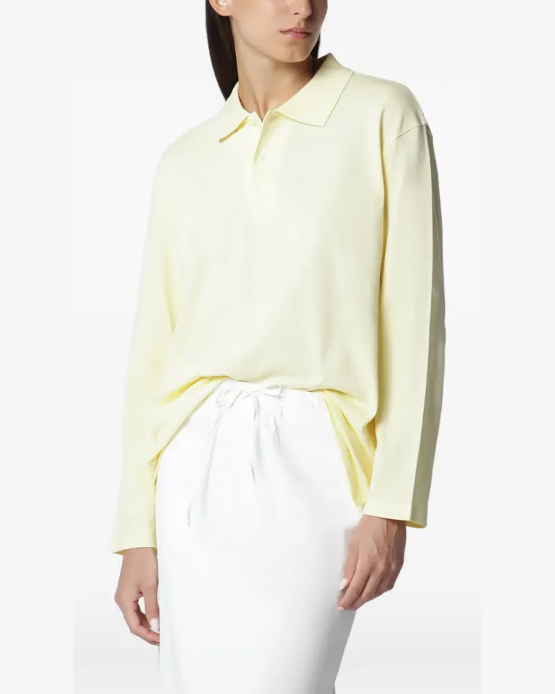 Flore Flore Diana long-sleeve polo shirt - Gelb Gelb
