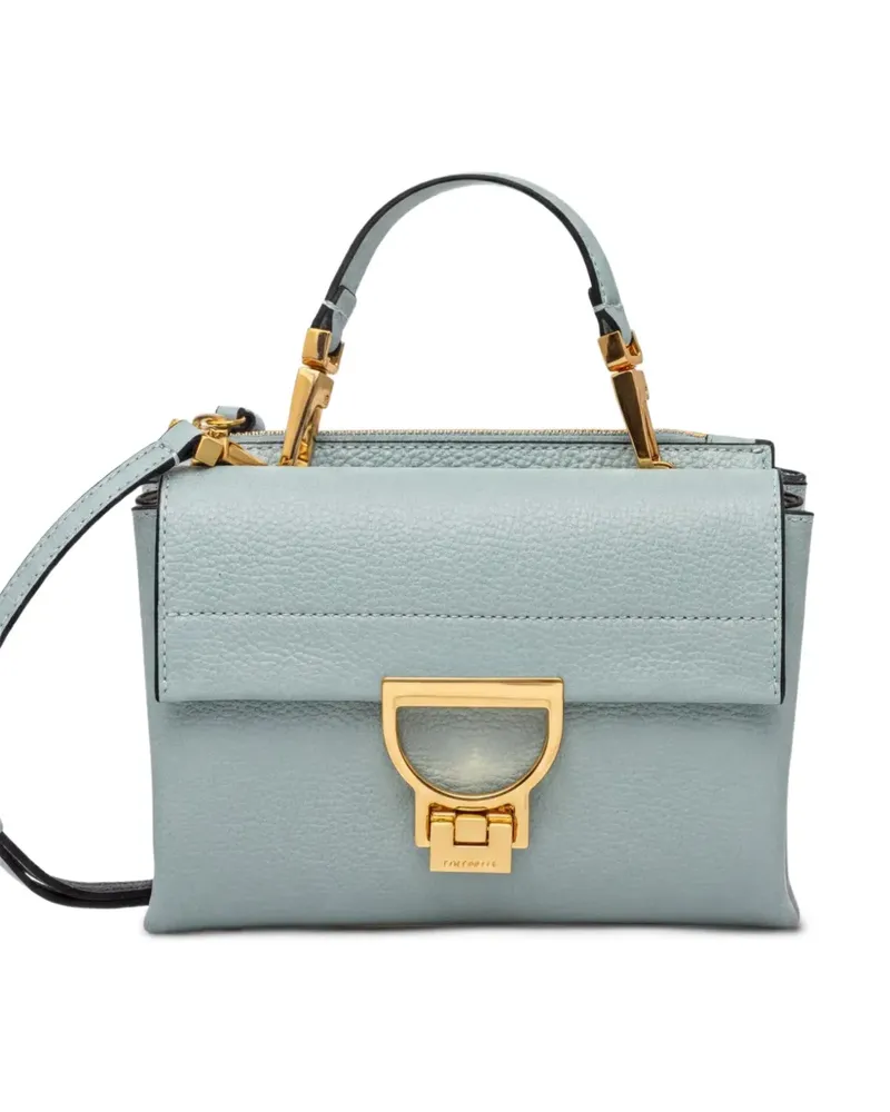 Coccinelle Satchel-Tasche mit D-Ring - Blau Blau