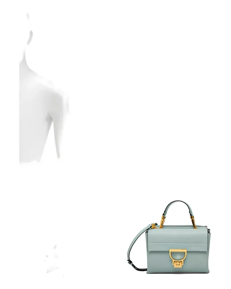 Coccinelle D-ring top-handle satchel - Blau Blau