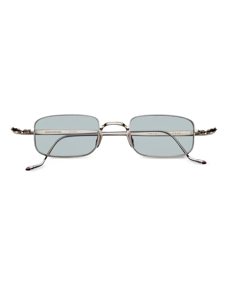 Jacques Marie Mage Dusk Sonnenbrille mit eckigem Gestell - Silber Silber