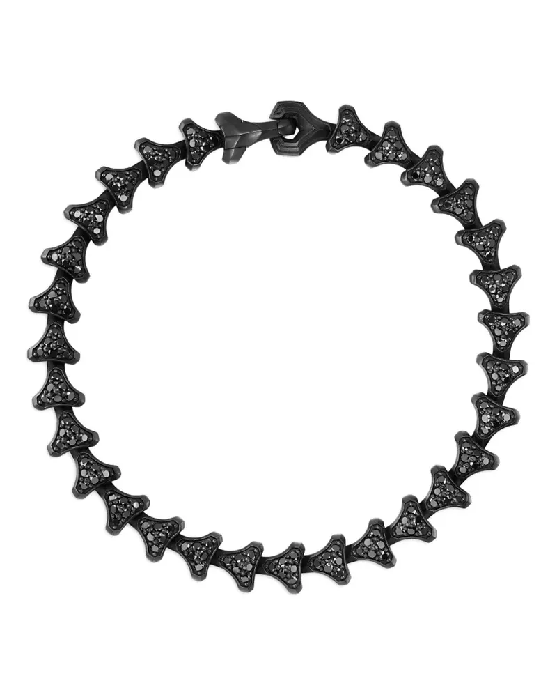 David Yurman Armory® Armband aus Titan mit schwarzen Diamanten Schwarz