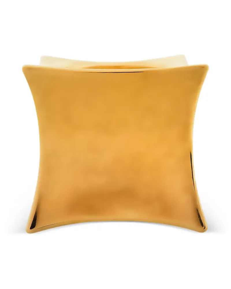 Hugo Kreit Ring mit abgerundeten Würfeln - Gold Gold