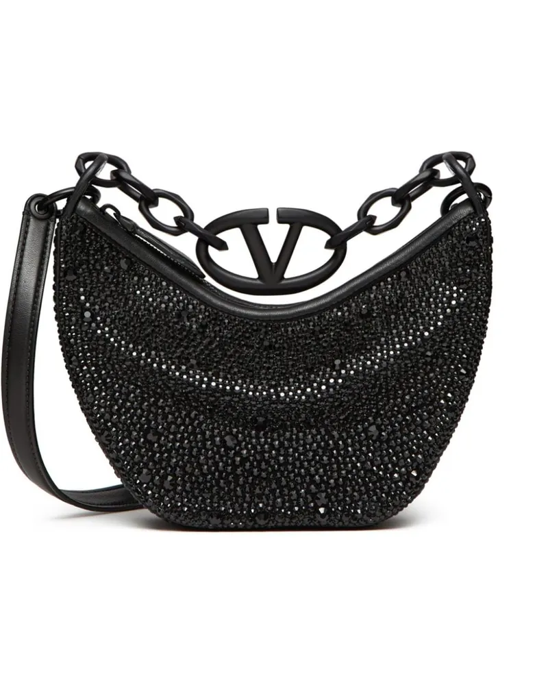Valentino Garavani Mini VLogo Moon Tasche - Schwarz Schwarz