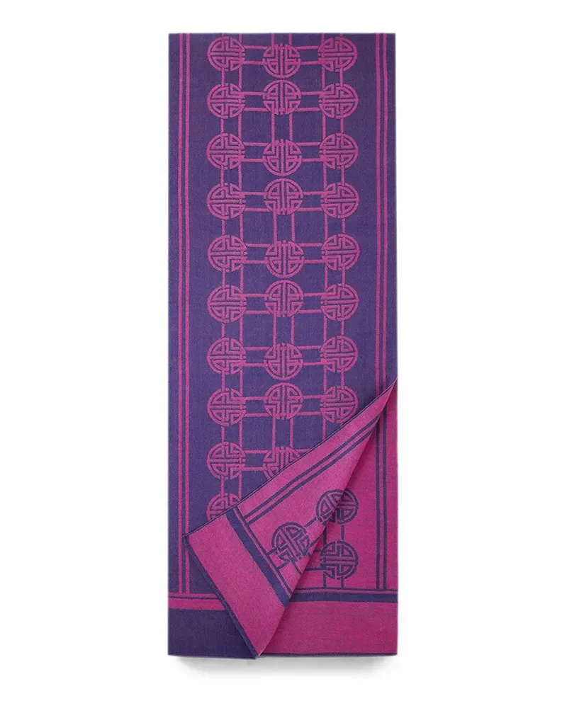 Shanghai Tang Live Long and Prosper scarf - Violett Violett
