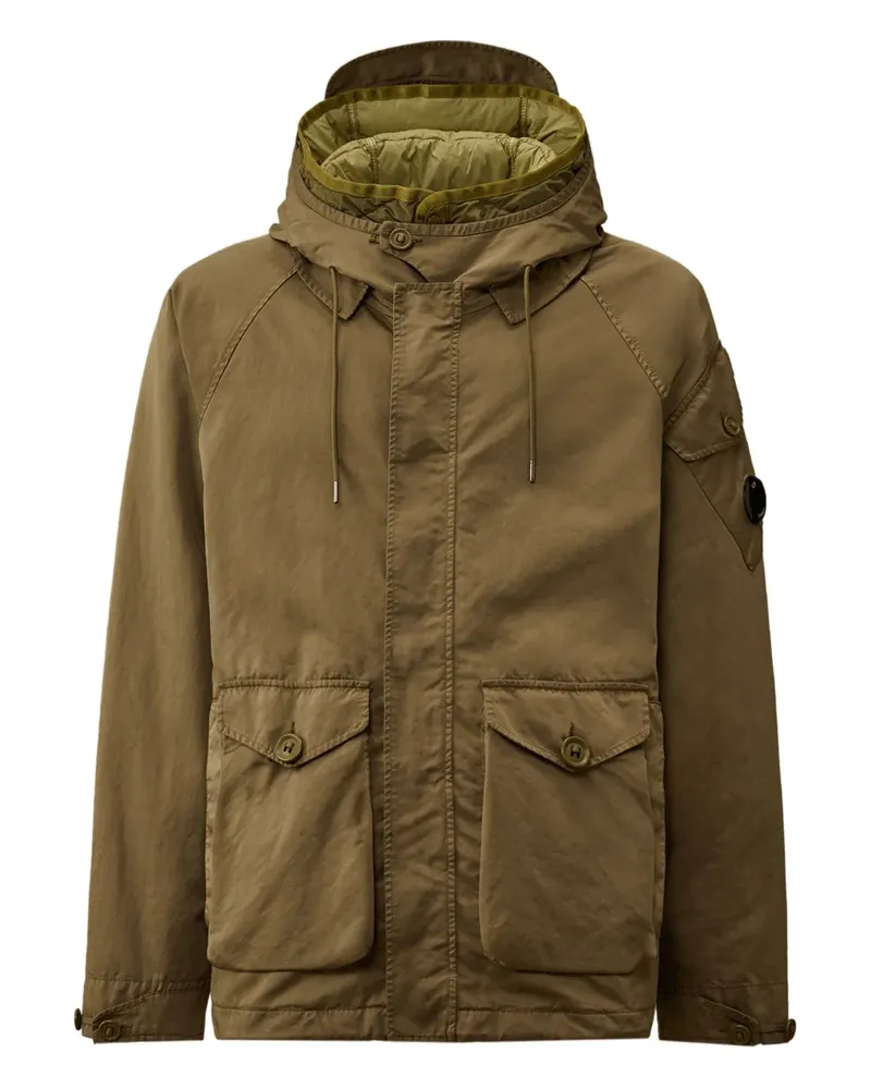 C.P. Company flap-pocket hooded jacket - Grün Grün
