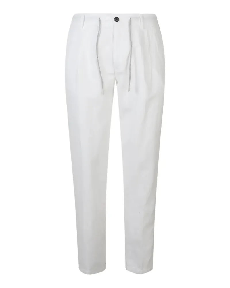 Eleventy Hose mit Kordelzug - Weiß Weiß
