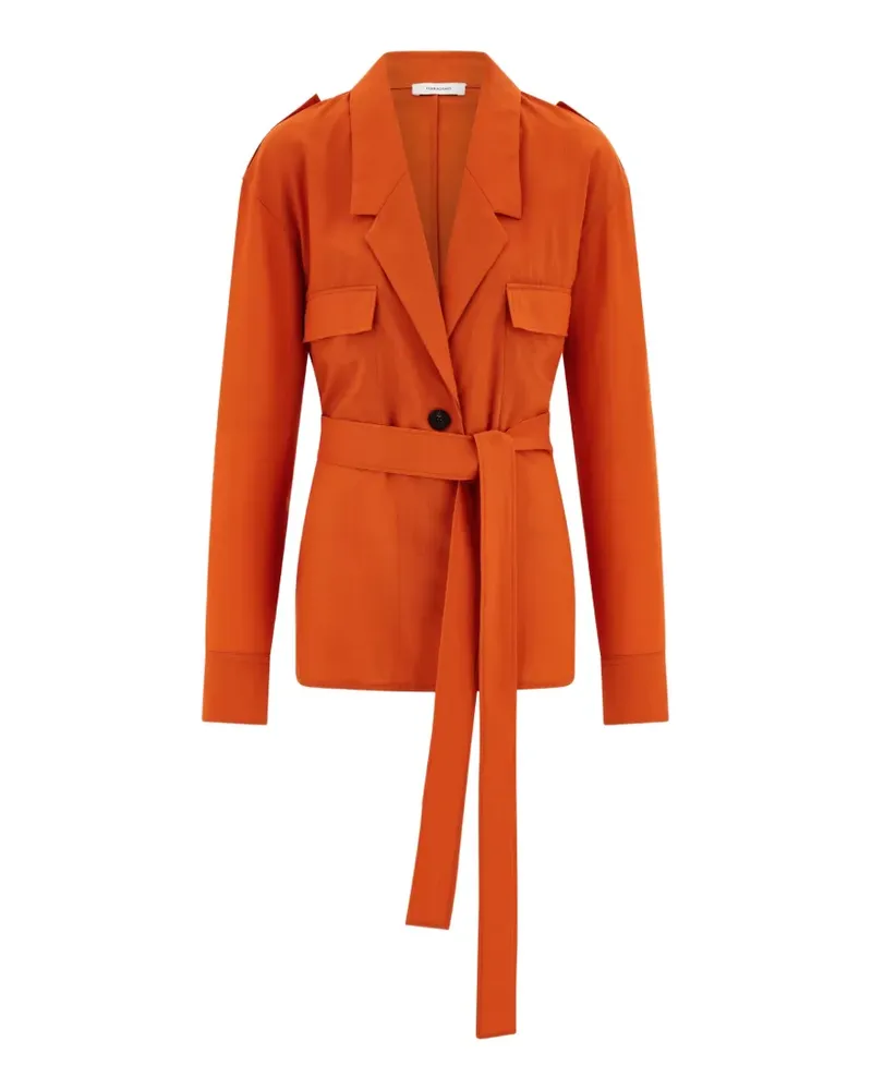 Ferragamo deconstructed blazer - Orange Orange