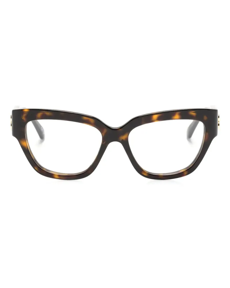 Balenciaga Brille mit eckigem Gestell - Braun Braun