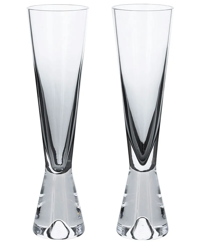 Tom Dixon 2er-Set 'Tank' Champagnergläser - Weiß Weiß