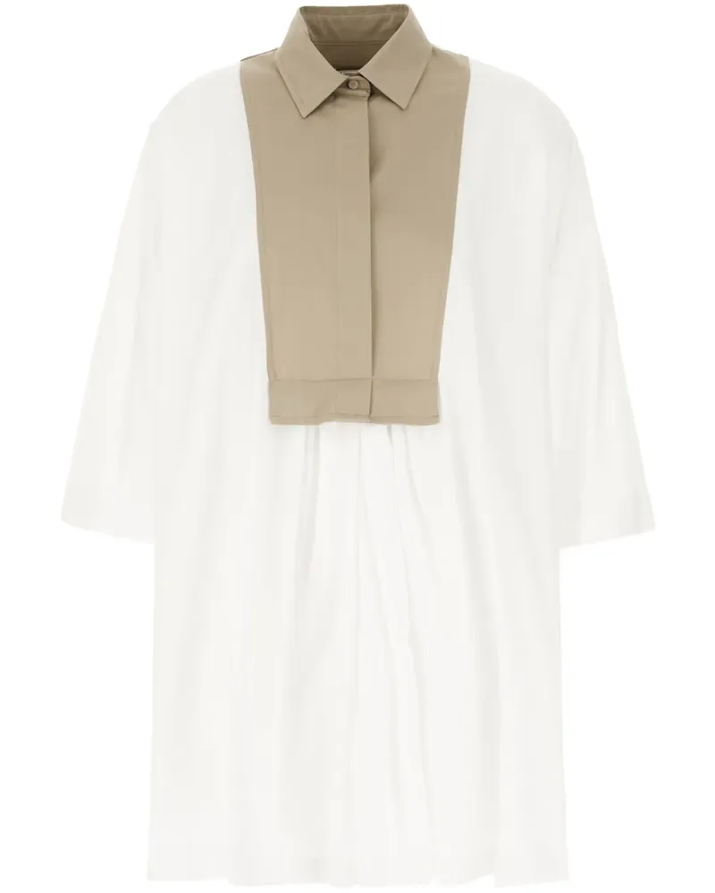 Max Mara Tattico Hemdkleid - Weiß Weiß