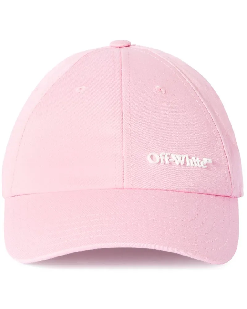 OFF-WHITE Baseballkappe mit Logo-Applikation Rosa