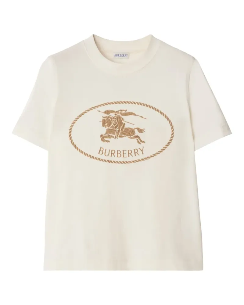 Burberry Knight Stamp T-Shirt - Nude Nude