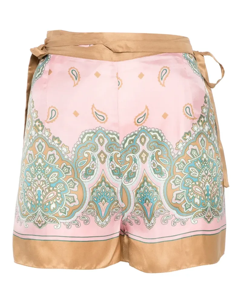 Pinko Merengue Pareo mit Paisley-Print - Rosa Rosa
