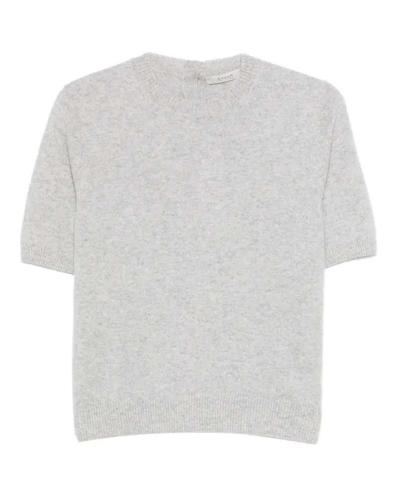 KristenseN Du Nord Kurzärmeliger Pullover - Grau Grau