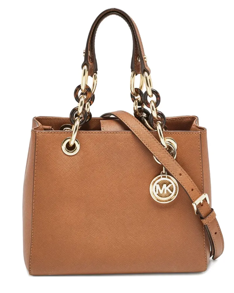 Michael Kors Cynthia Tote Bag mit Kettenhenkel - Braun Braun