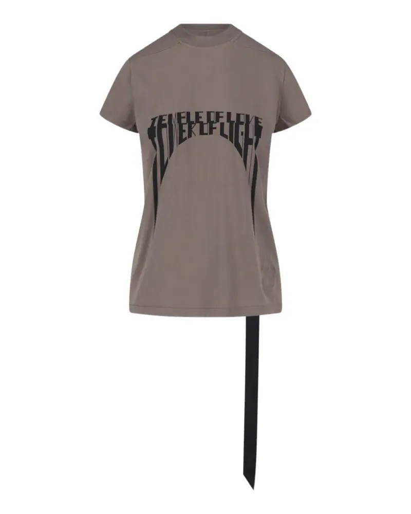 DRKSHDW by Rick Owens graphic-print hanging-strap T-shirt - Grau Grau