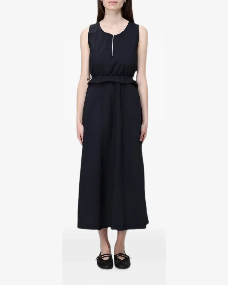 Colmar Ärmelloses Midikleid mit Kordelzug - Schwarz Schwarz