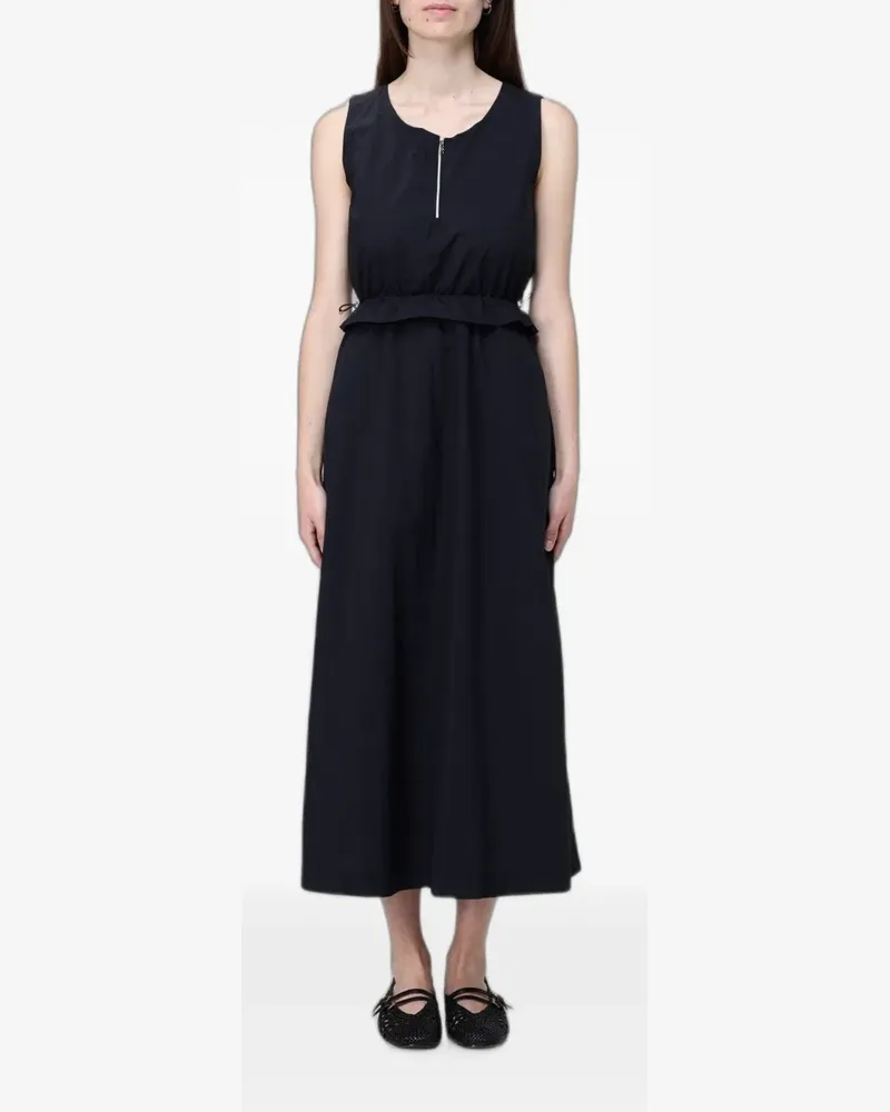 Colmar sleeveless drawstring midi dress - Schwarz Schwarz
