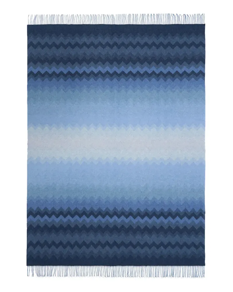 Missoni Anemone Chevron throw - Blau Blau