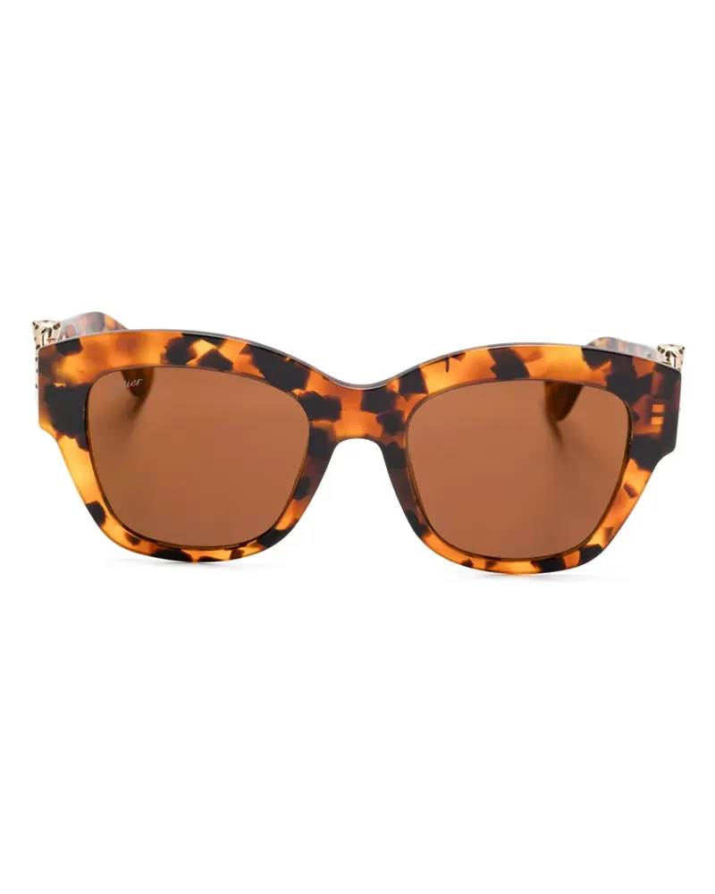 Cartier Panthère Sonnenbrille - Braun Braun