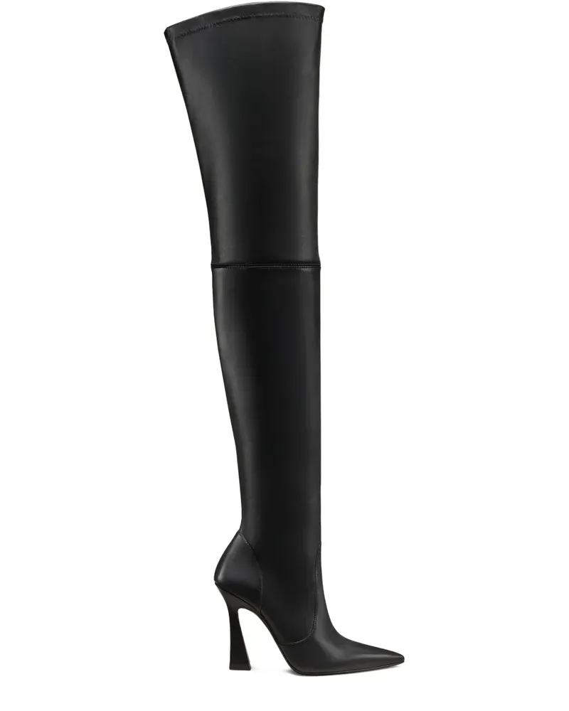 Stuart Weitzman Spitze Ultravinnie Stiefel - Schwarz Schwarz