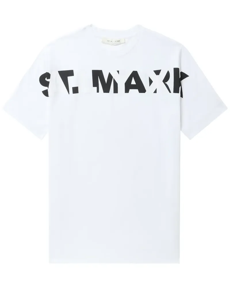 1017 ALYX 9SM T-Shirt mit Logo-Print - Weiß Weiß