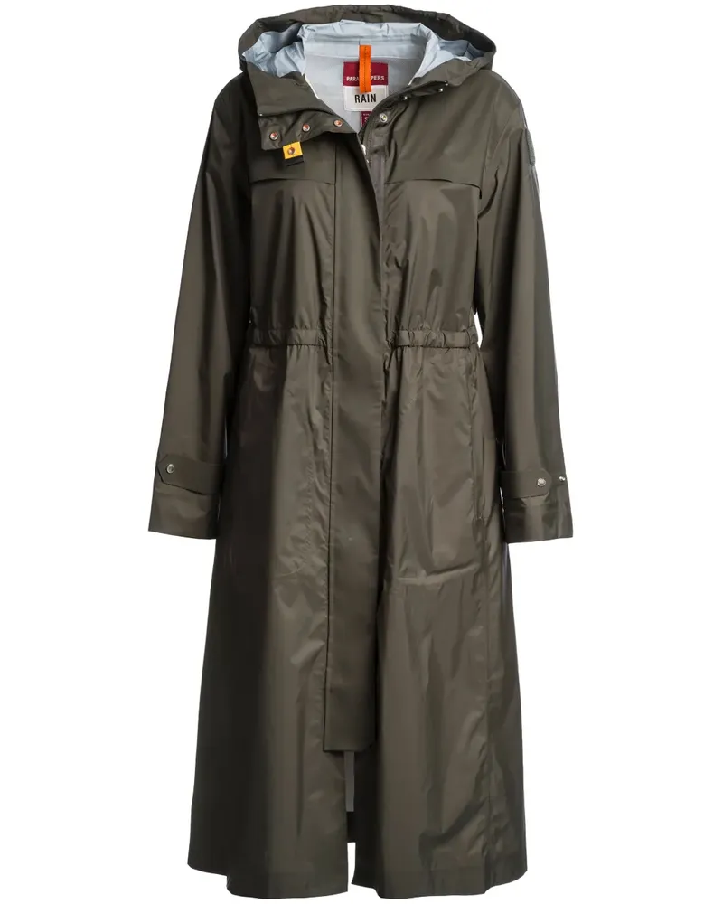 Parajumpers Parka mit Logo-Patch - Grün Grün