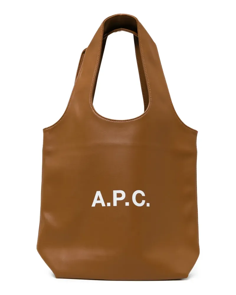 A.P.C. Kleiner Ninon Shopper - Braun Braun
