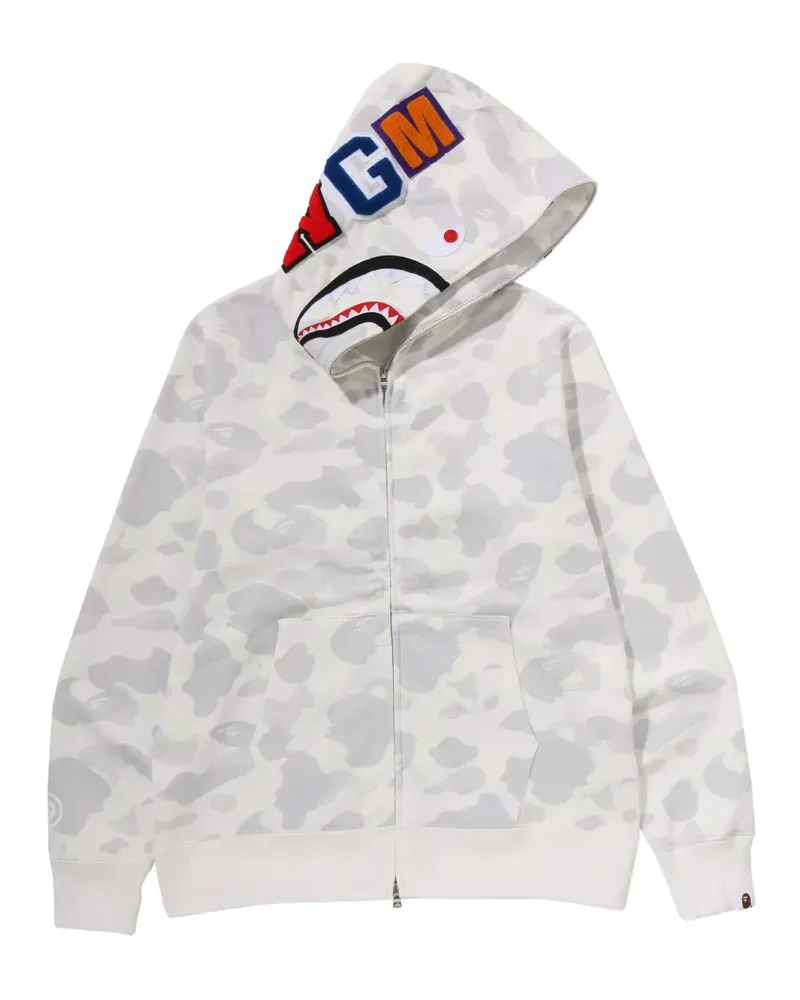 BAPE Shark Hoodie - Weiß Weiß