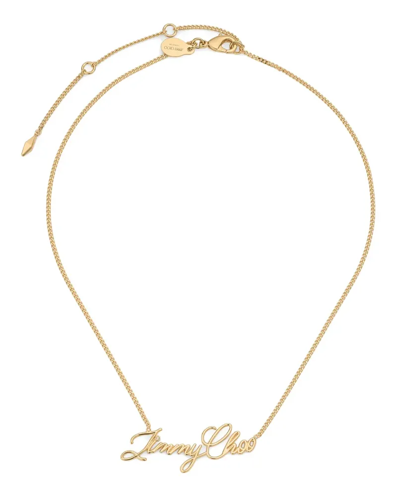 Jimmy Choo Halskette mit Logo - Gold Gold