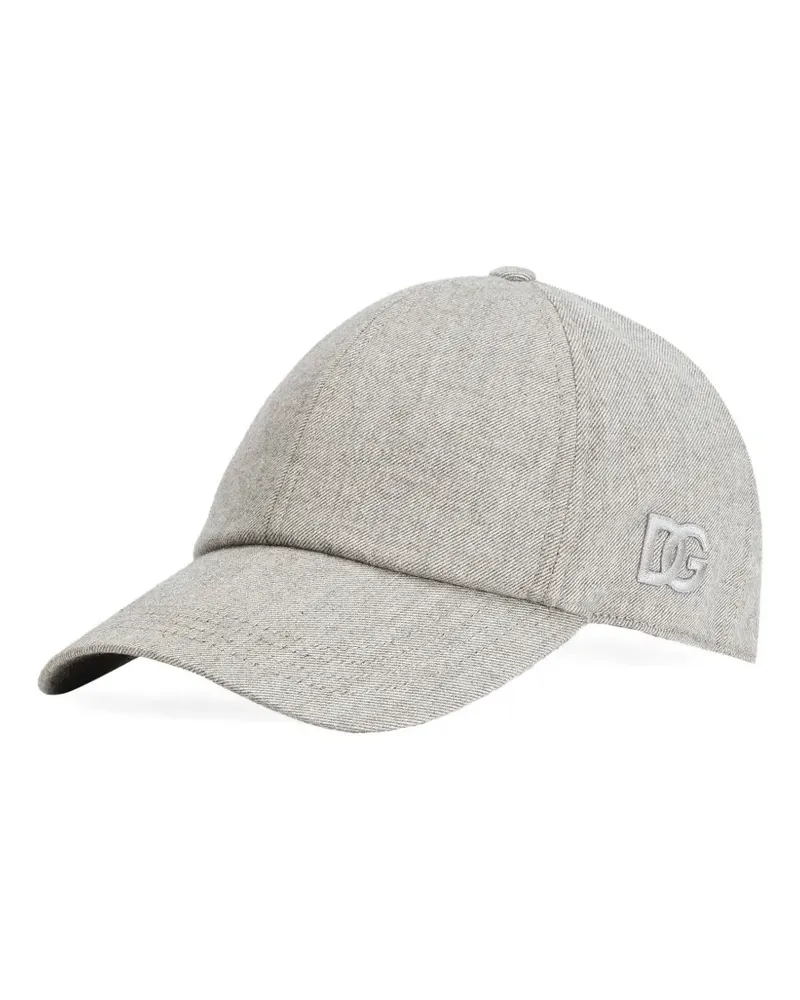 Dolce & Gabbana Baseballkappe mit Logo-Patch - Grau Grau