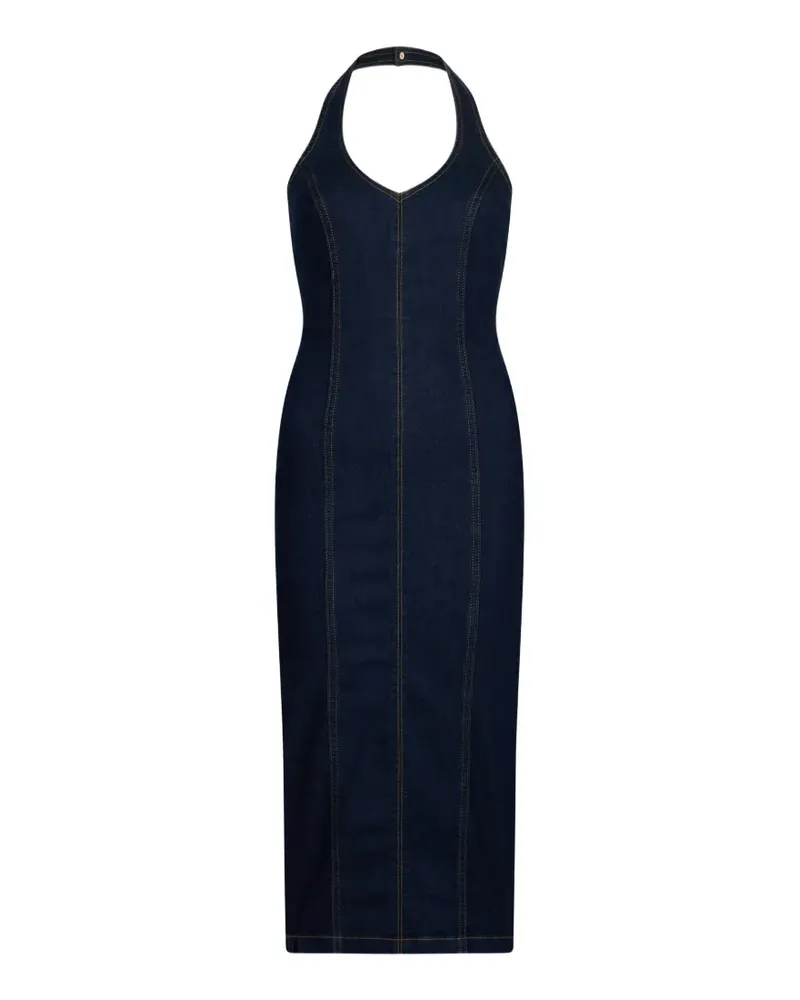 Liu Jo denim midi dress - Blau Blau