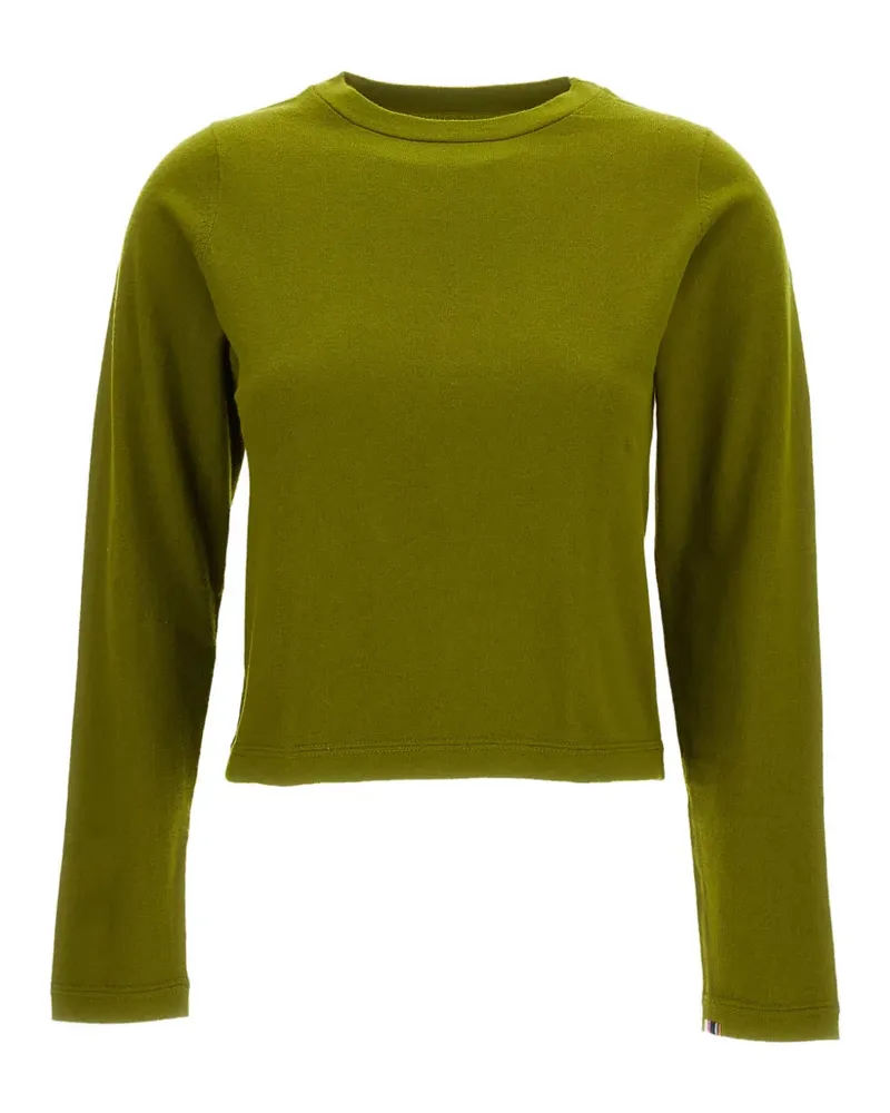extreme cashmere N°451 Lisa crewneck cotton sweater - Grün Grün