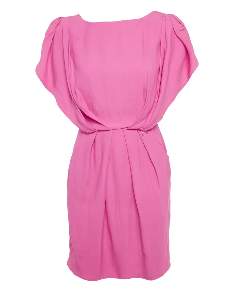 Blumarine crepe mini dress - Rosa Rosa