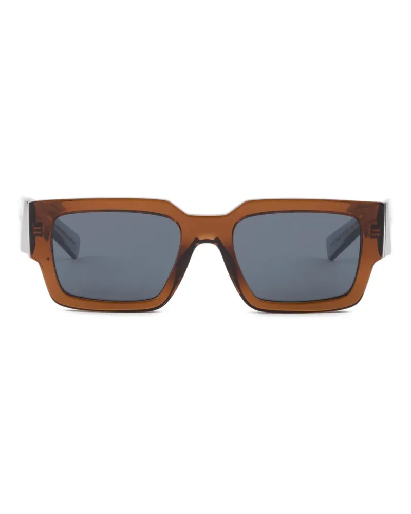 Prada Symbole square-frame sunglasses - Braun Braun