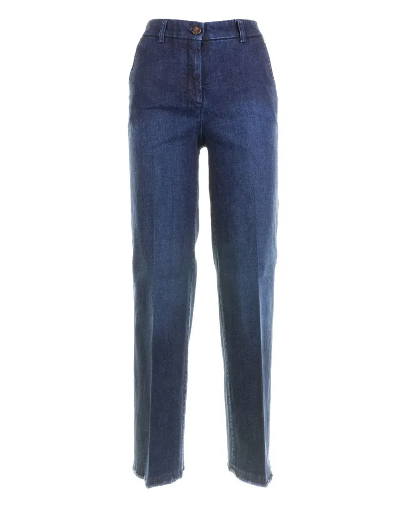 VIA MASINI 80 button jeans - Blau Blau