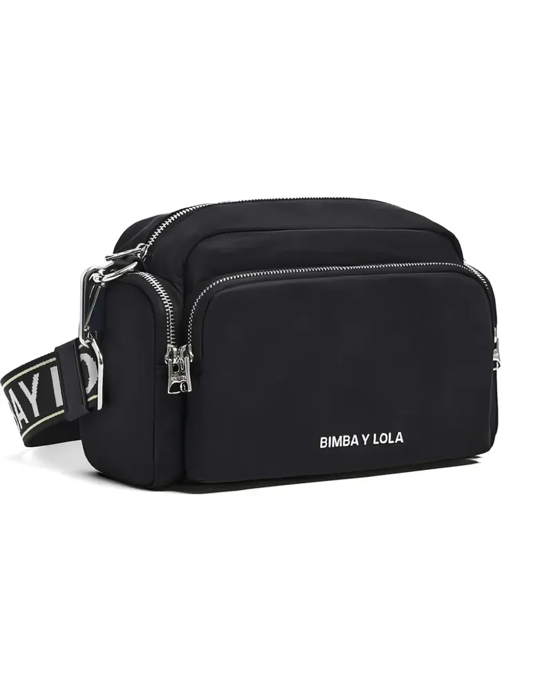 BIMBA Y LOLA medium multiple-pocket cross body bag - Schwarz Schwarz