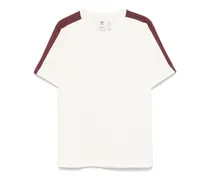 x Wales Bonner T-Shirt mit 3 Streifen - Weiß