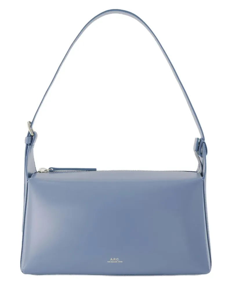A.P.C. Virginie Schultertasche - Blau Blau