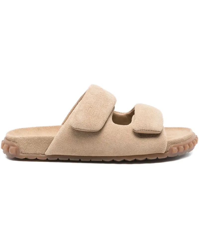 ash Twist Wildledersandalen mit Doppelriemen - Nude Nude