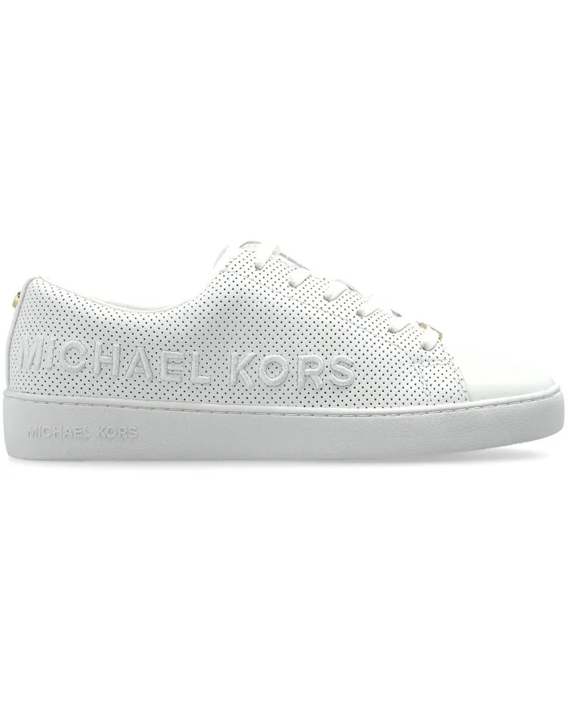 Michael Kors Sneakers mit Logo-Stickerei - Weiß Weiß