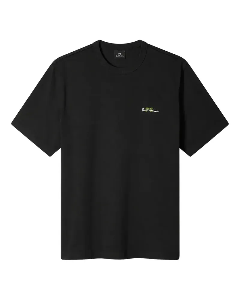 Paul Smith Besticktes Oversized-T-Shirt - Schwarz Schwarz