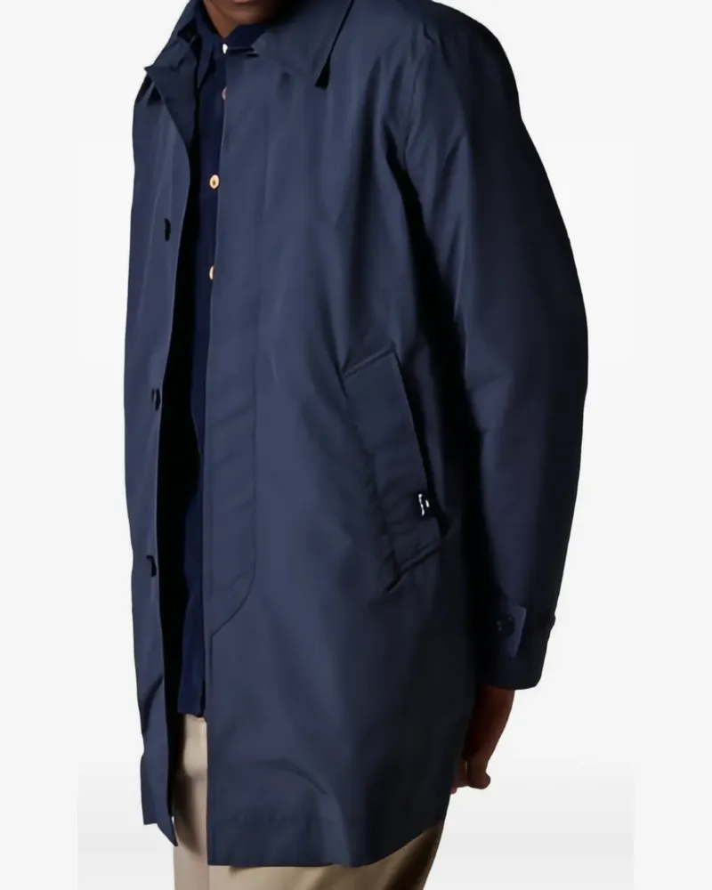 Paul Smith Mac buttoned coat - Blau Blau